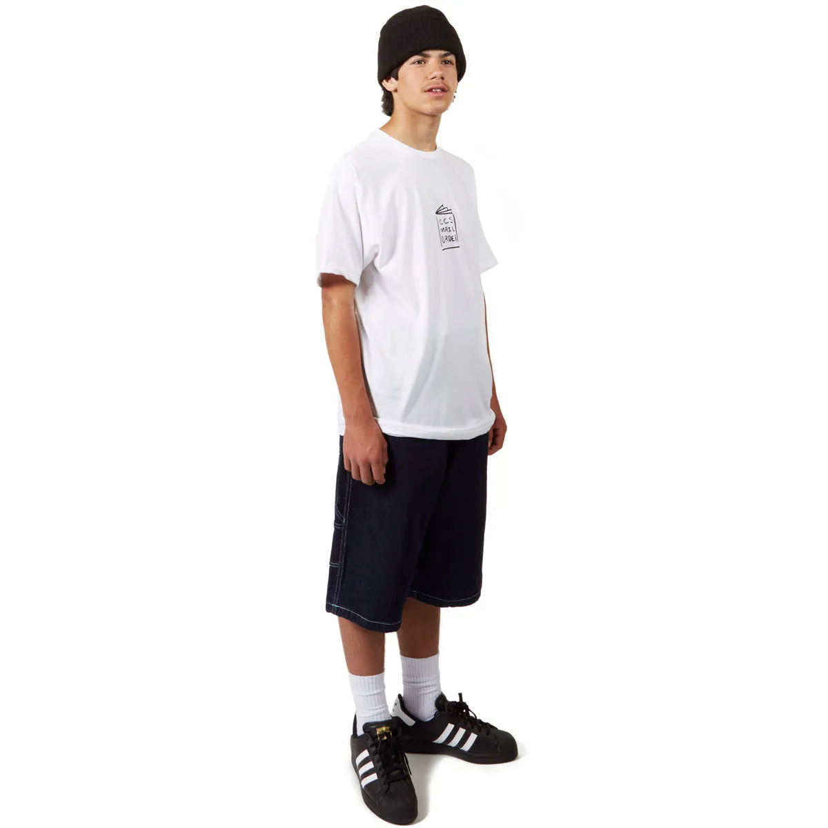 CCS Hammer Loop Jean Shorts - Overdyed Navy Breathable fabric construction Contemporary Design
