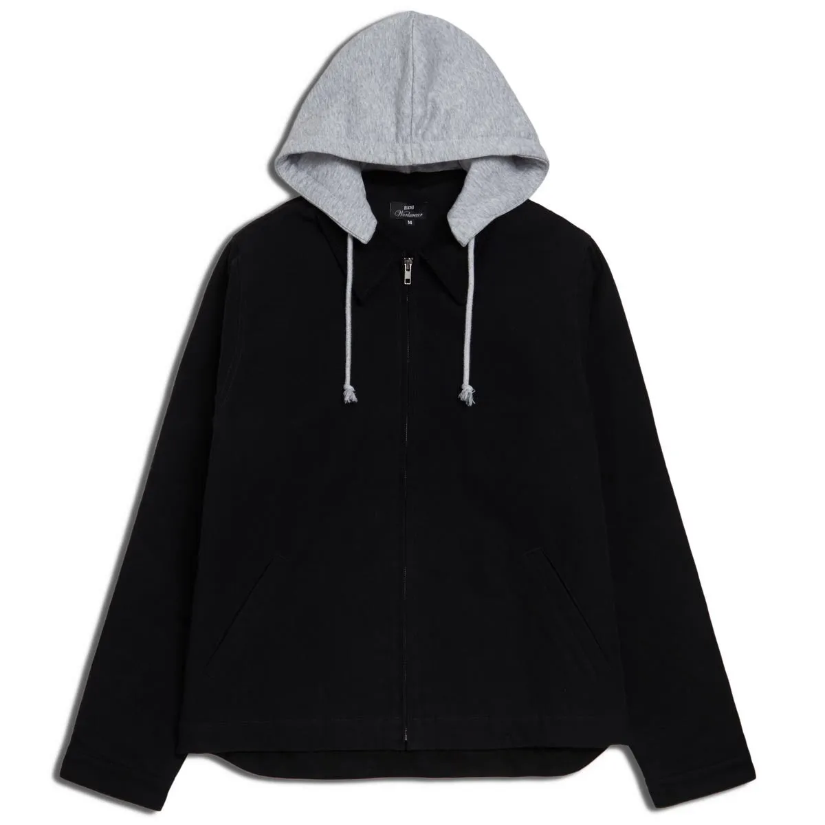 CCS Heavy Canvas Insulated Work Jacket - Black Quilted Stitching Pattern Noise Free Fabric