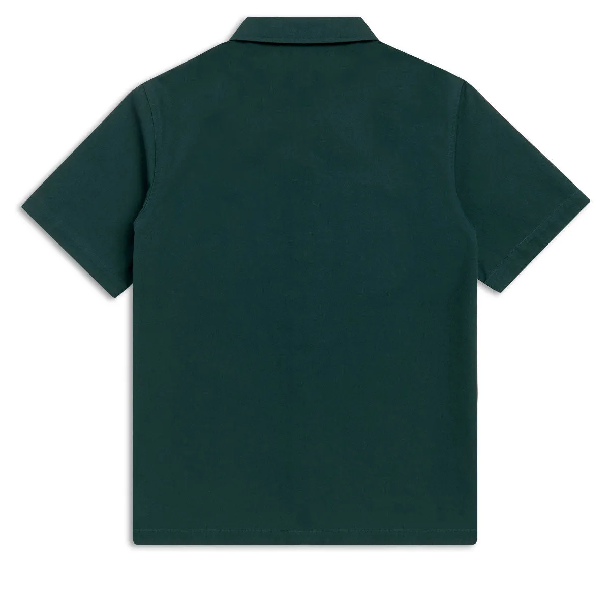 CCS Heavy Cotton Work Shirt - Hunter Green crew neck