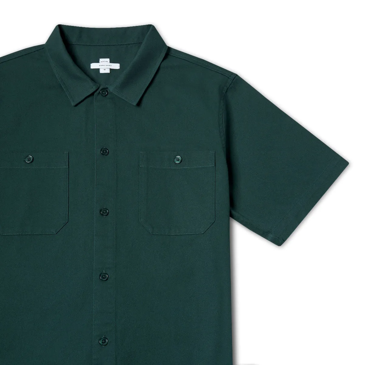 CCS Heavy Cotton Work Shirt - Hunter Green Graphic Art Beach Ready