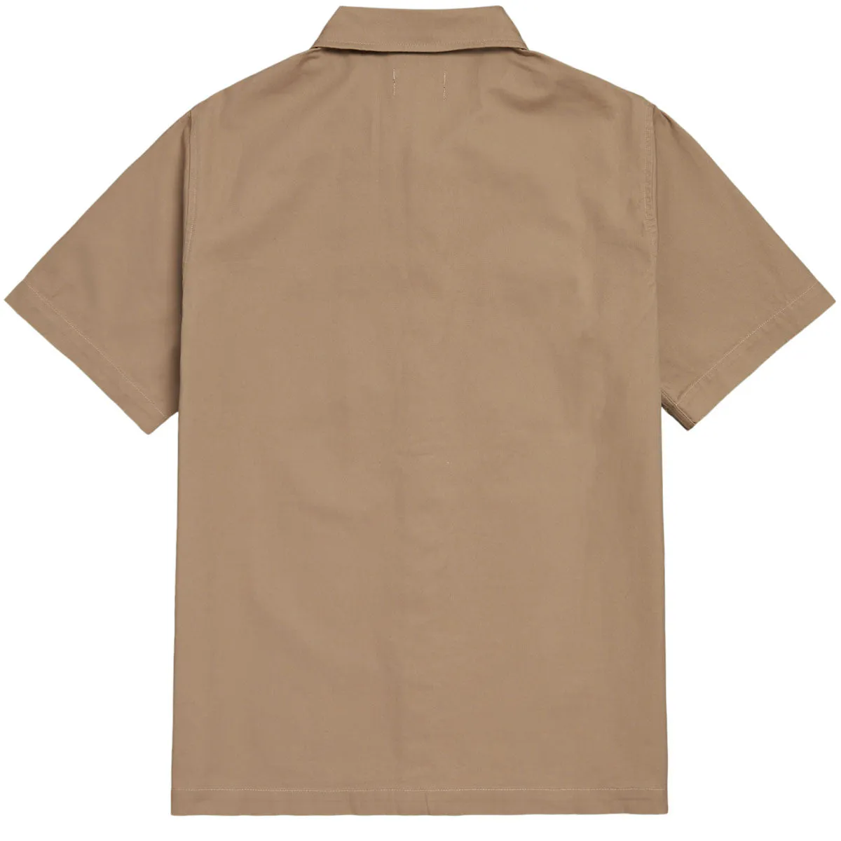 Abrasion resistant Low Maintenance CCS Heavy Cotton Work Shirt - Khaki