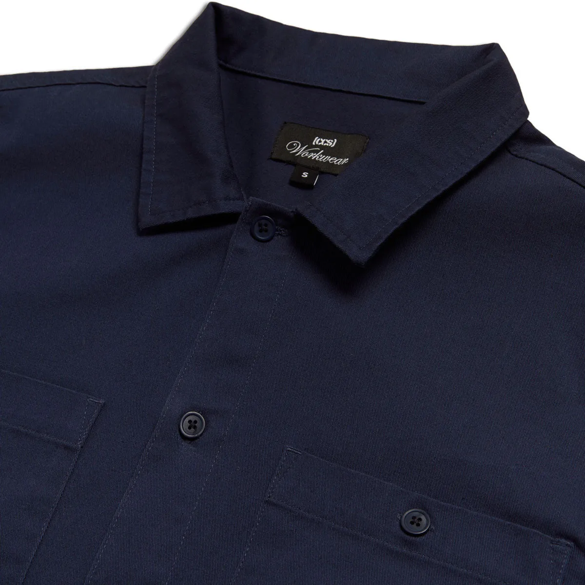 CCS Heavy Cotton Work Shirt - Navy Road Trip Ready Plus Size