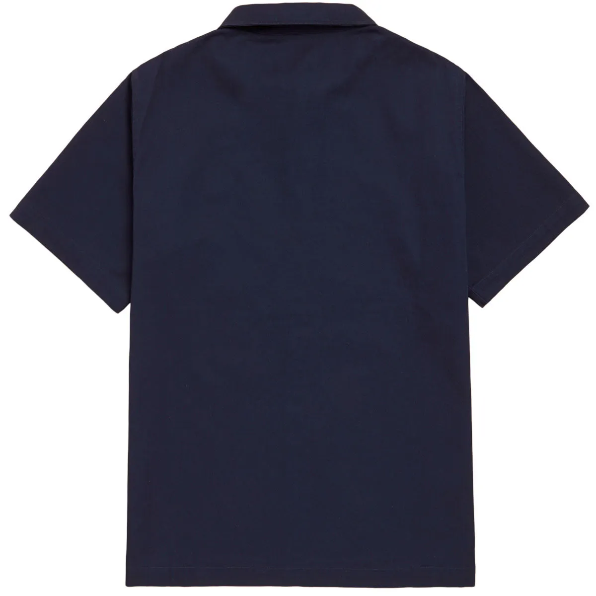 Classic Collar Autumn Look CCS Heavy Cotton Work Shirt - Navy