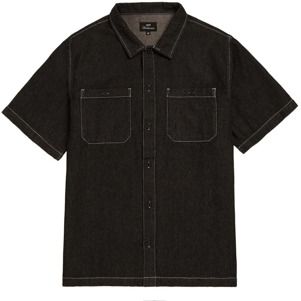 CCS Heavy Denim Work Shirt - Black Stretch Fit Technology Designer Touch