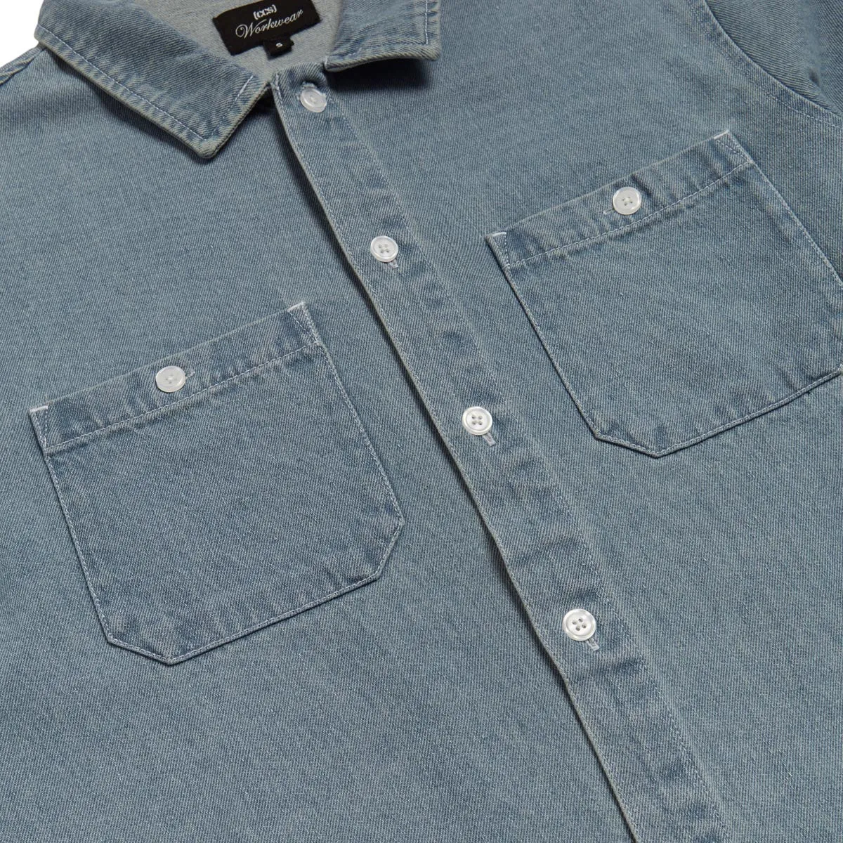 CCS Heavy Denim Work Shirt - Light Blue Spring Break hypoallergenic material