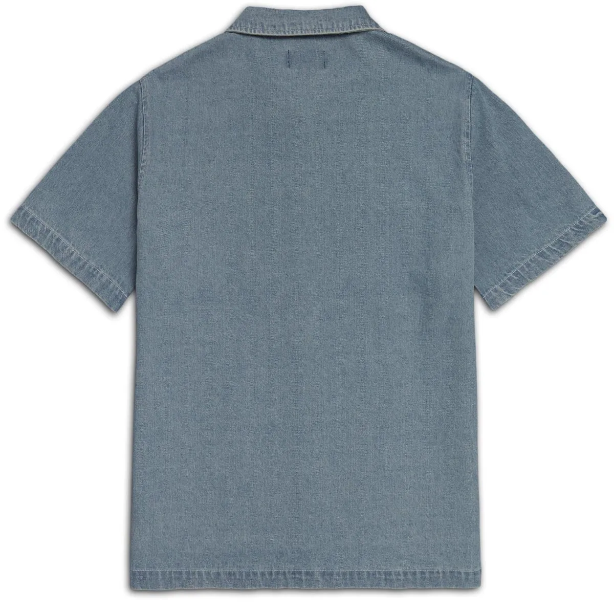Reinforced Shoulders CCS Heavy Denim Work Shirt - Light Blue