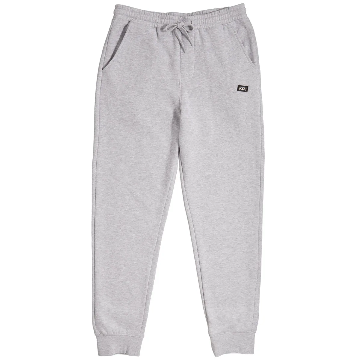 CCS Logo Rubber Patch Sweatpants - Heather Grey Durable Design