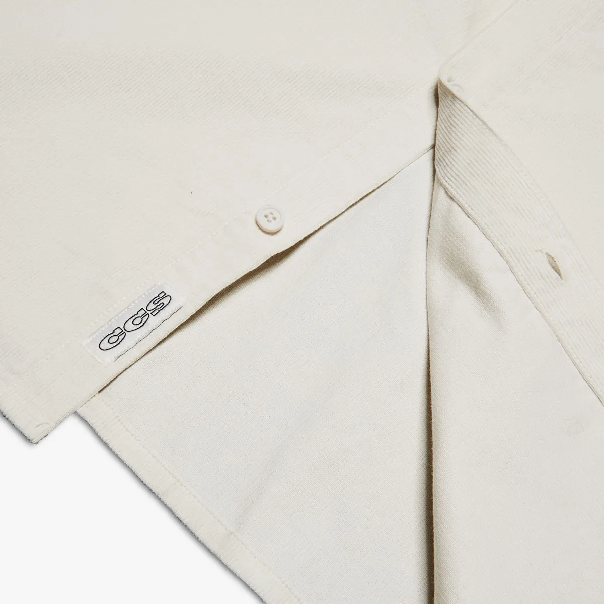 Affordable Luxury CCS Long Sleeve Corduroy Shirt - Off White