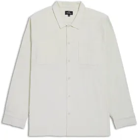 CCS Long Sleeve Corduroy Shirt - Off White Soft Collar Design