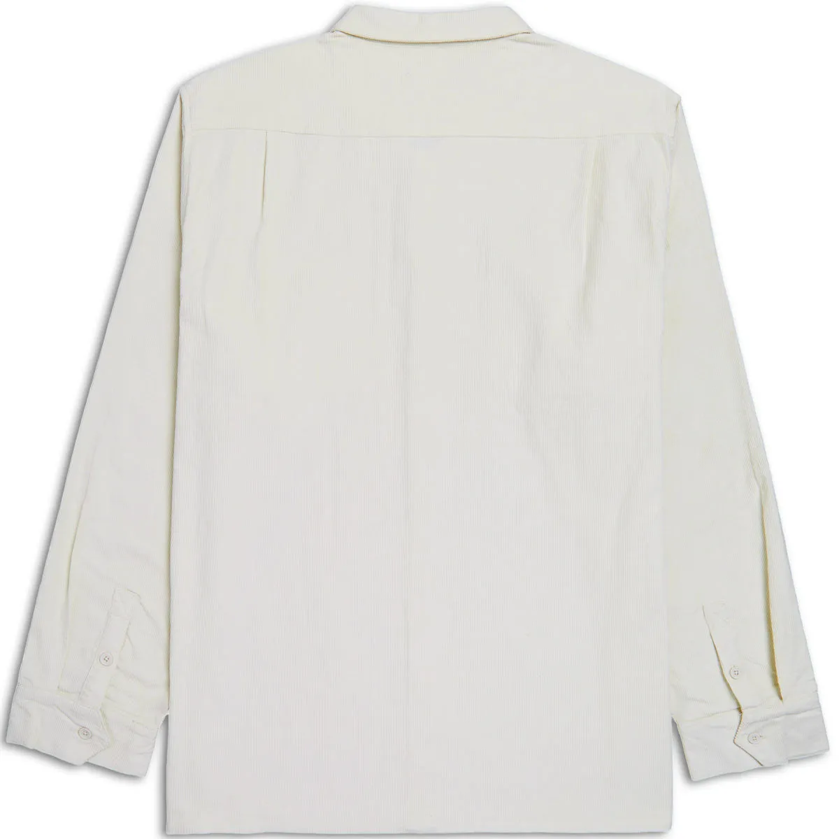 Durable Material Earthy Palette CCS Long Sleeve Corduroy Shirt - Off White