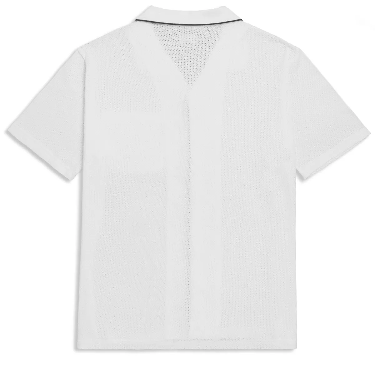CCS Lounge Mesh Shirt - White Stylish Detail Neutral Colors