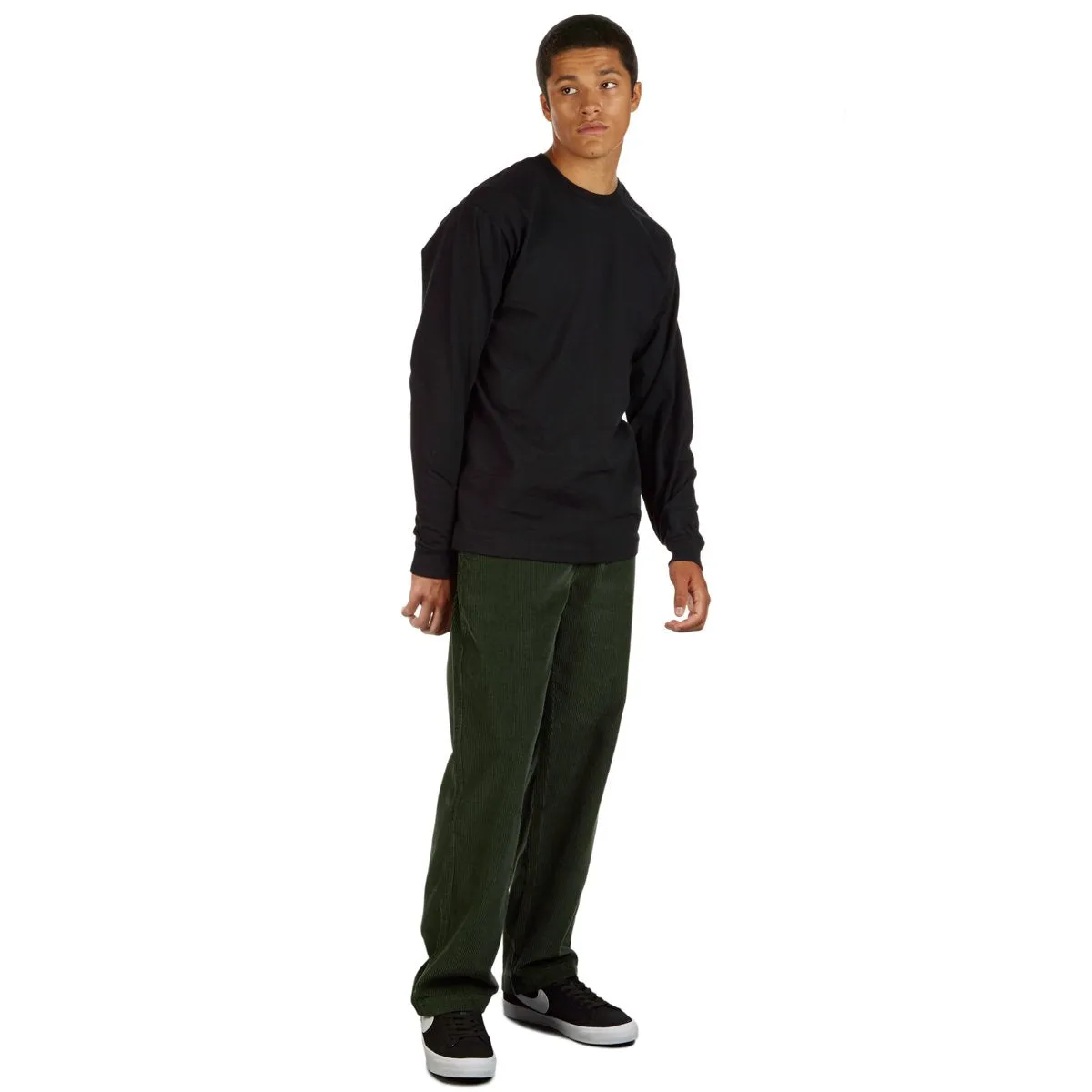 CCS Original Relaxed Corduroy Pants - Green Flexible Motion Loose Fit
