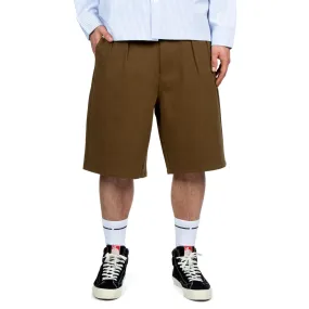 club wear Chill Look CCS Pleated Chino Shorts - Brown