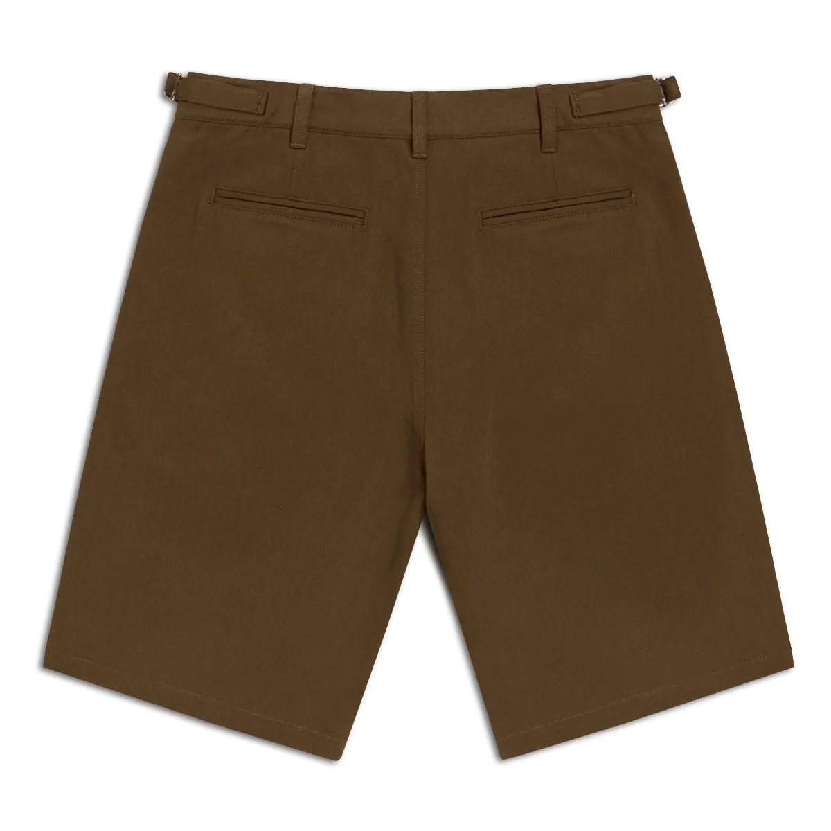 Lounge Ready CCS Pleated Chino Shorts - Brown