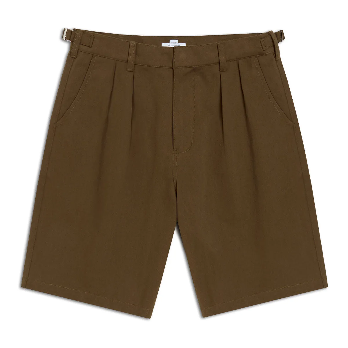 CCS Pleated Chino Shorts - Brown Active Wear Shorts