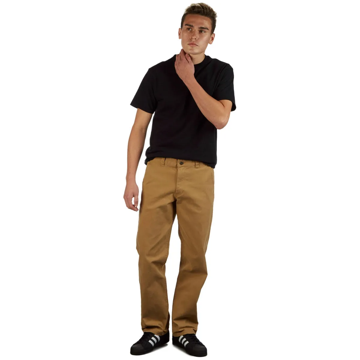 CCS Relaxed Stretch Chino Pants - Khaki Timeless Comfort Fit