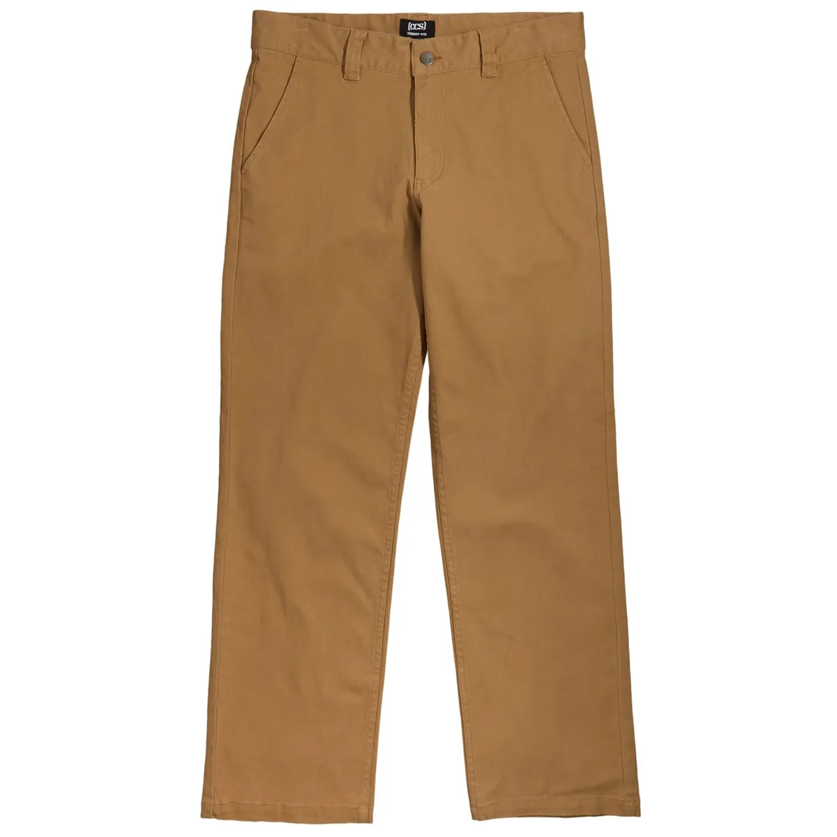 CCS Relaxed Stretch Chino Pants - Khaki Day Comfort Commuter Fit