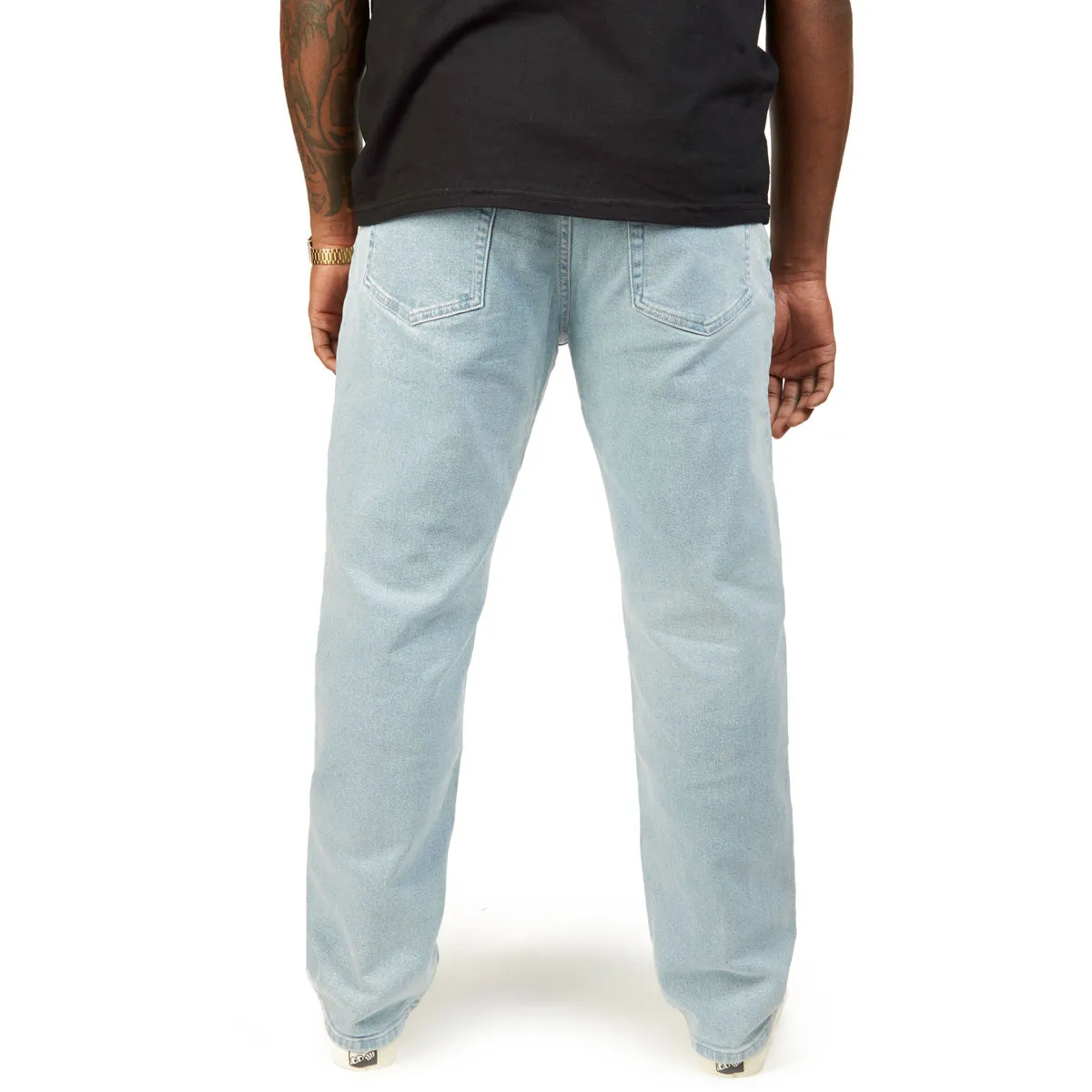 Low Profile Fasteners CCS Relaxed Stretch Denim Jeans - 12oz Bleach Wash