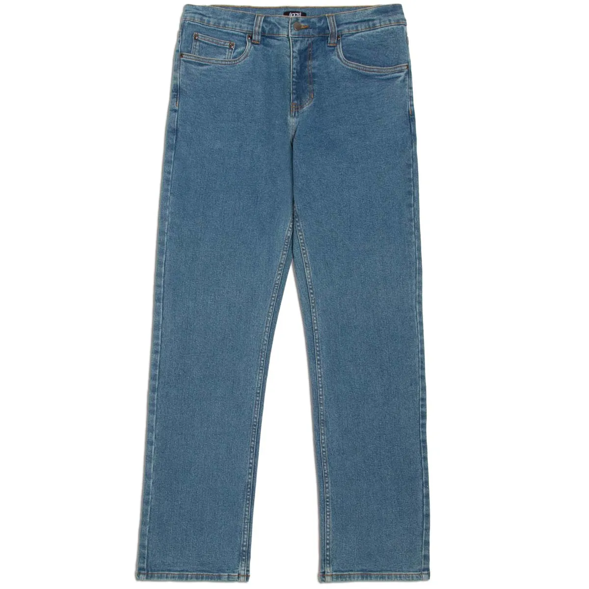 GussetedCrotch Abrasion Proof Reinforcements CCS Relaxed Stretch Denim Jeans - 12oz Rinse