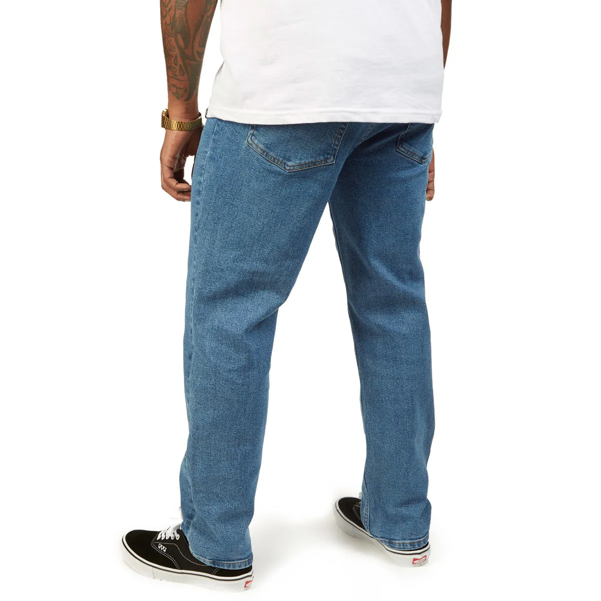 CCS Relaxed Stretch Denim Jeans - 12oz Rinse Reversible design Stretch Comfort