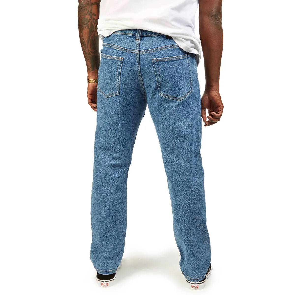 CCS Relaxed Stretch Denim Jeans - 12oz Rinse HypoallergenicMaterial