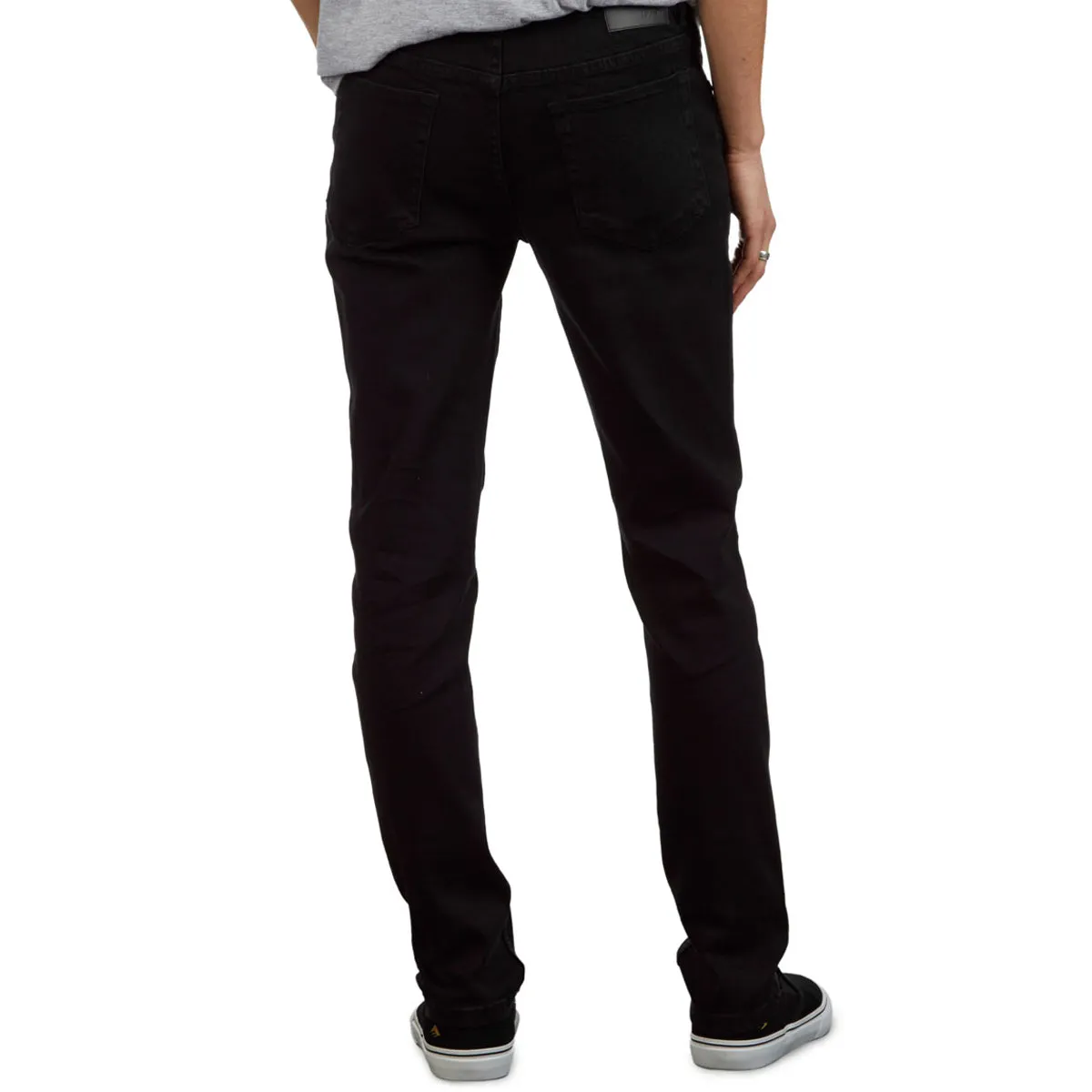 CCS Skinny Stretch Denim Jeans - 12oz Black Travel Friendly Casual Edge