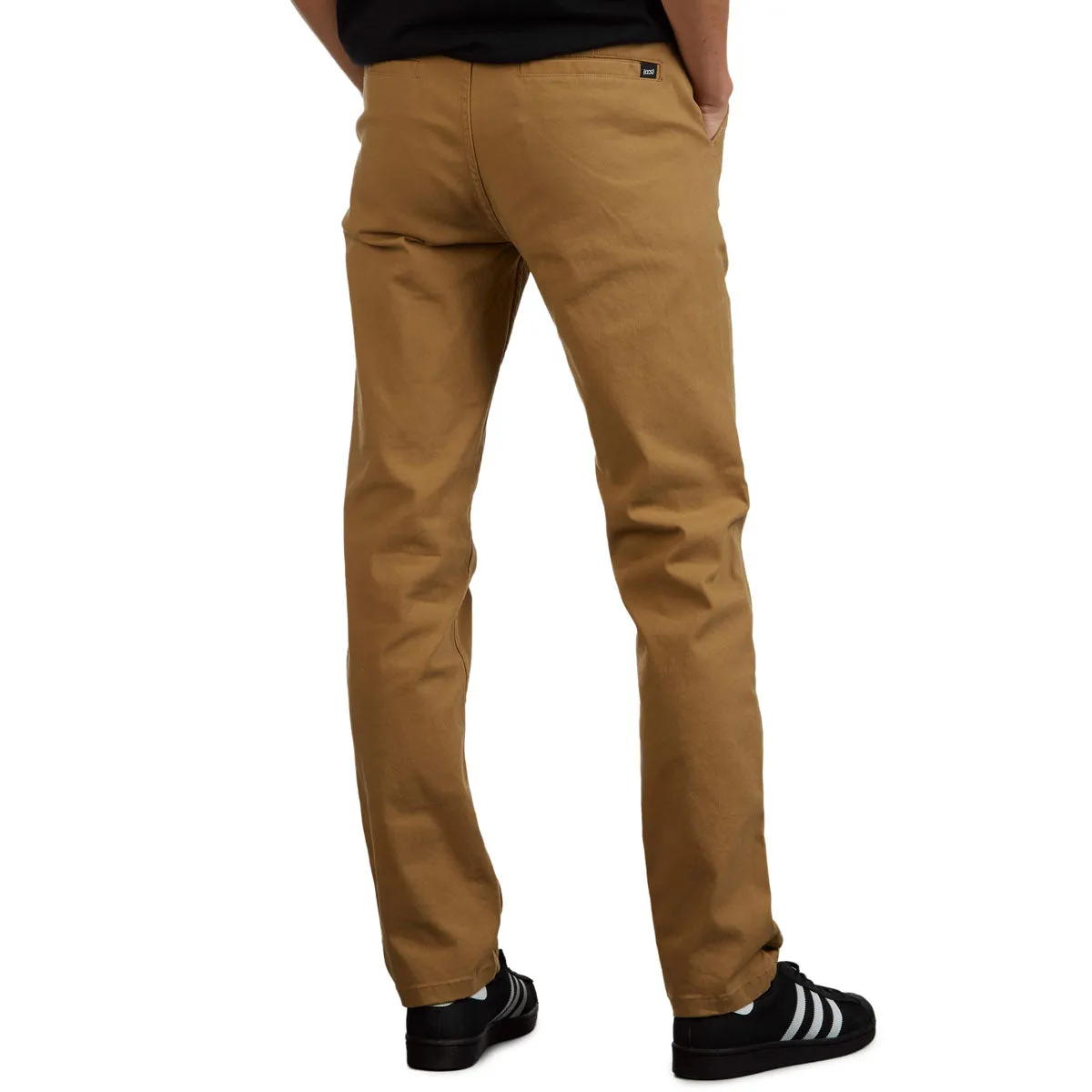 Fitted Design CCS Slim Stretch Chino Pants - Khaki