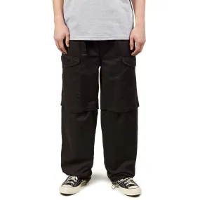 StainResistantCoating CCS Snap On Cargo Pants - Black