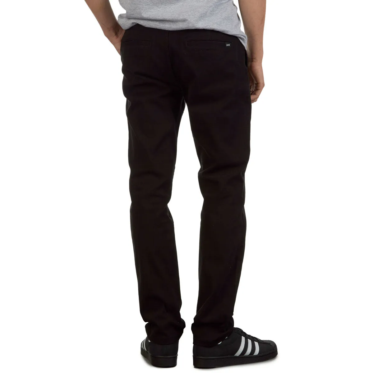 Ventilated Panels CCS Straight Stretch Chino Pants - Black