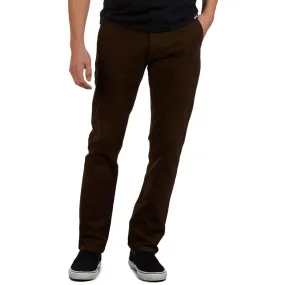 CCS Straight Stretch Chino Pants - Brown No Gap Waist