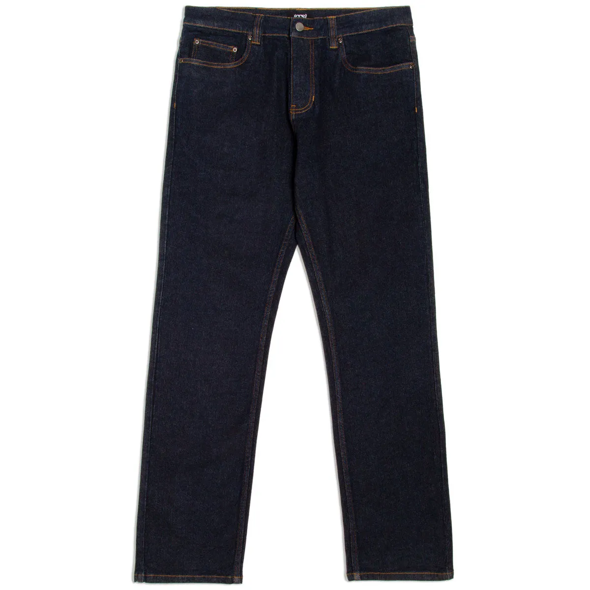 Durable Twill Water Resistant Finish CCS Straight Stretch Denim Jeans - 12oz Indigo