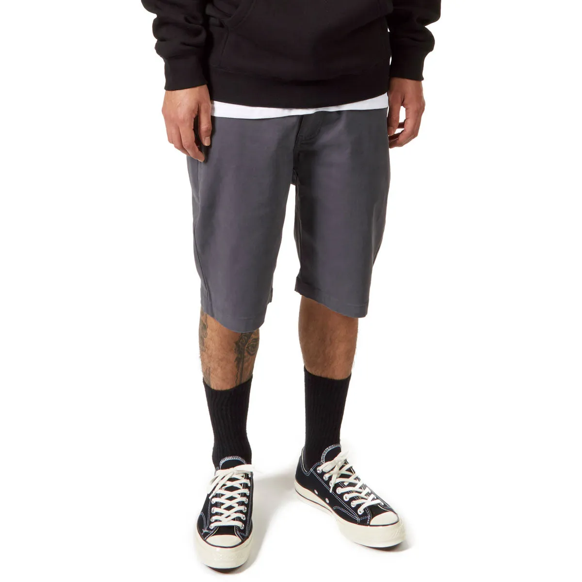 CCS Stretch Chino Shorts - Grey Sporty Style