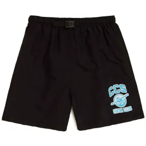 CCS Swim Club Hybrid Shorts - Black Athletic Comfort