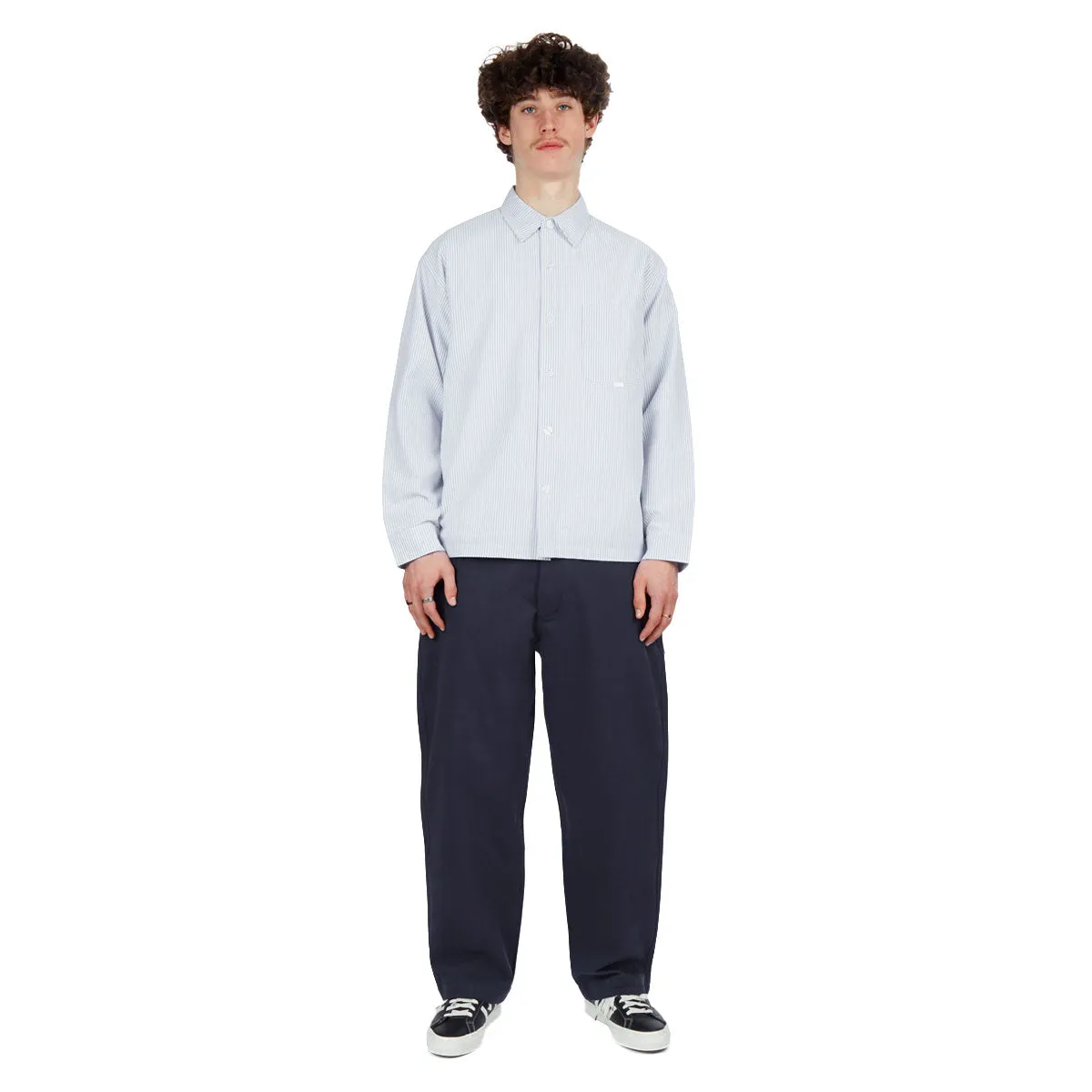 CCS Wide Leg Chino Pants - Navy Stylish Comfort