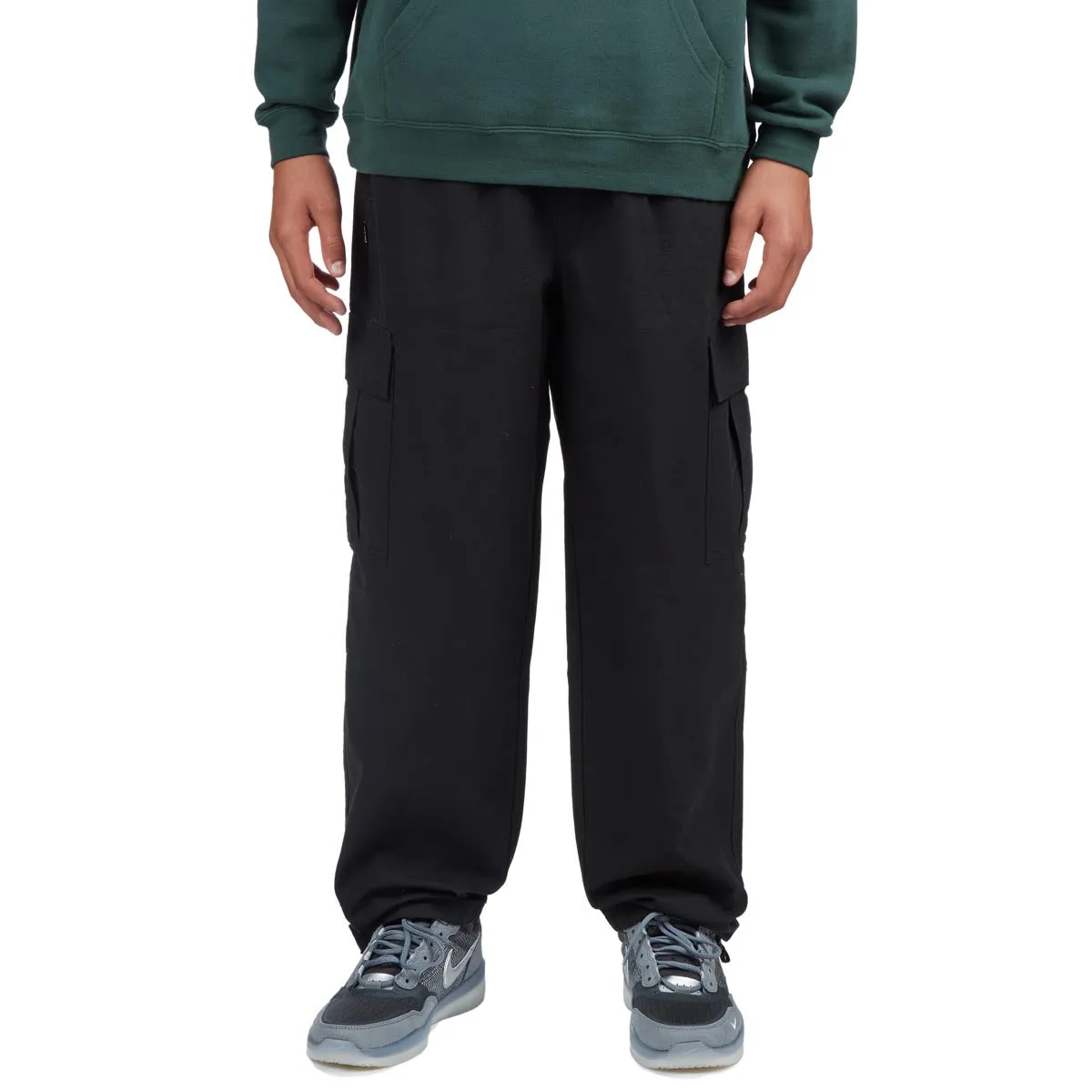 CCS Youth Easy Ripstop Cargo Pants - Black FlexibleMobilityDesign Tapered Leg Design
