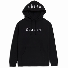 CCS Cheap Skates OE Hoodie - Black/White Anti Pill Technology