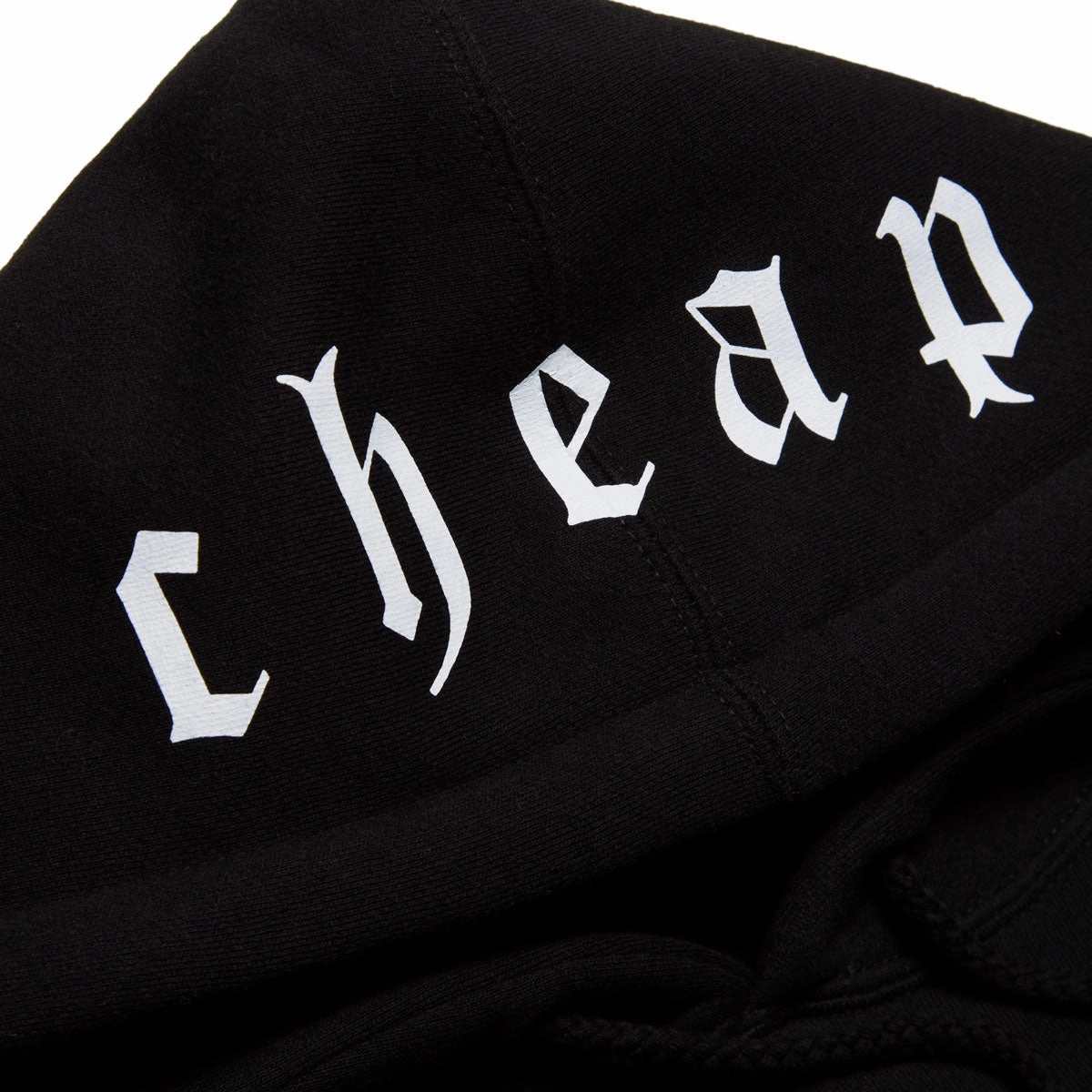 CCS Cheap Skates OE Hoodie - Black/White Beaded embellishments Mass market appeal