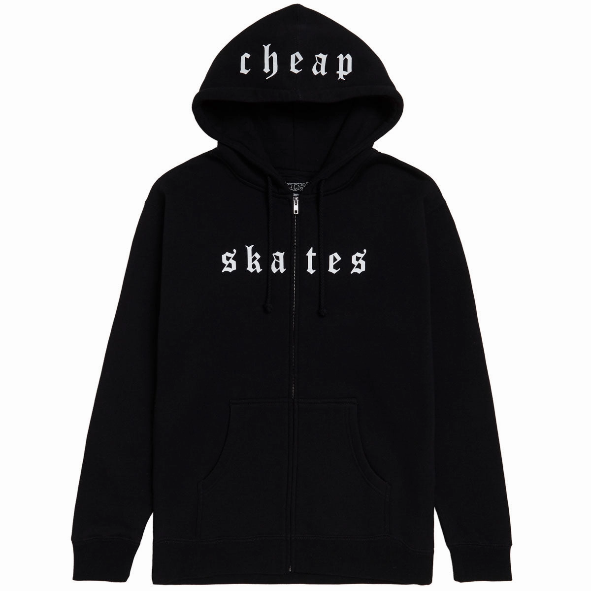 Koala like Coffee Lover CCS Cheap Skates OE Zip Hoodie - Black/White