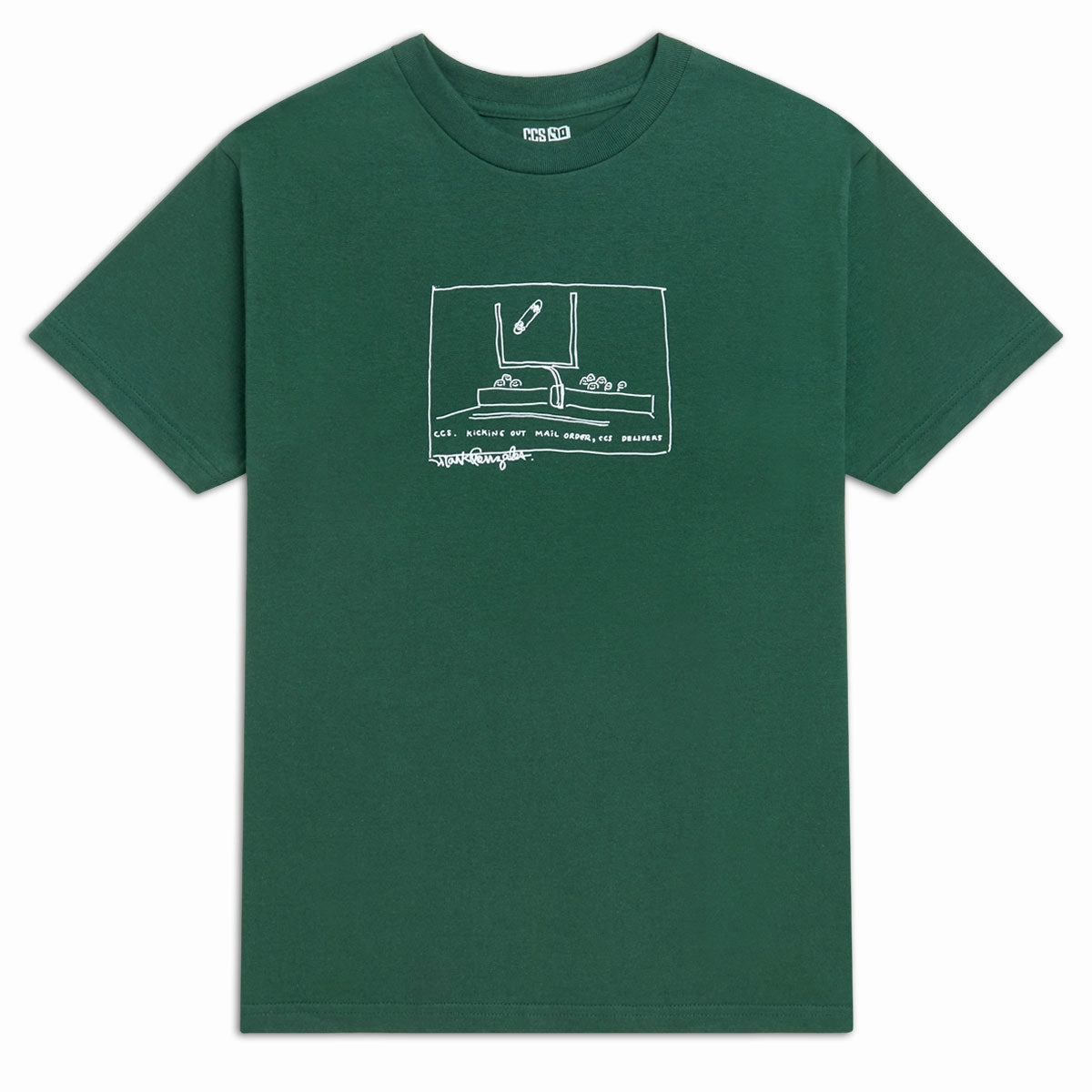 Lightweight Comfort Wear CCS Gonz 2001 Reissue T-Shirt - Forest