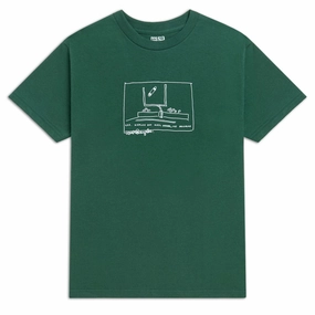 Modern Layering Vibrant Prints CCS Gonz 2001 Reissue T-Shirt - Forest