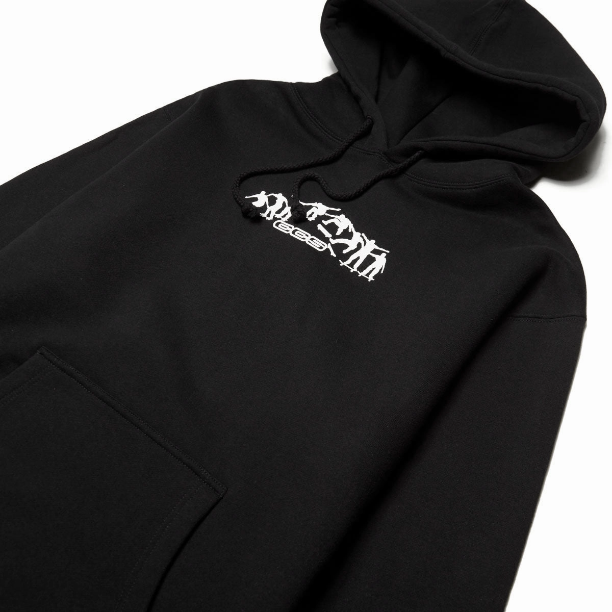 Wool blend CCS Kickflip Logo Pullover Hoodie - Black/White