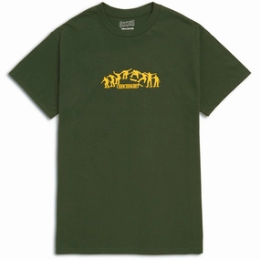 Light Comfort CCS Kickflip Logo T-Shirt - Forest/Yellow