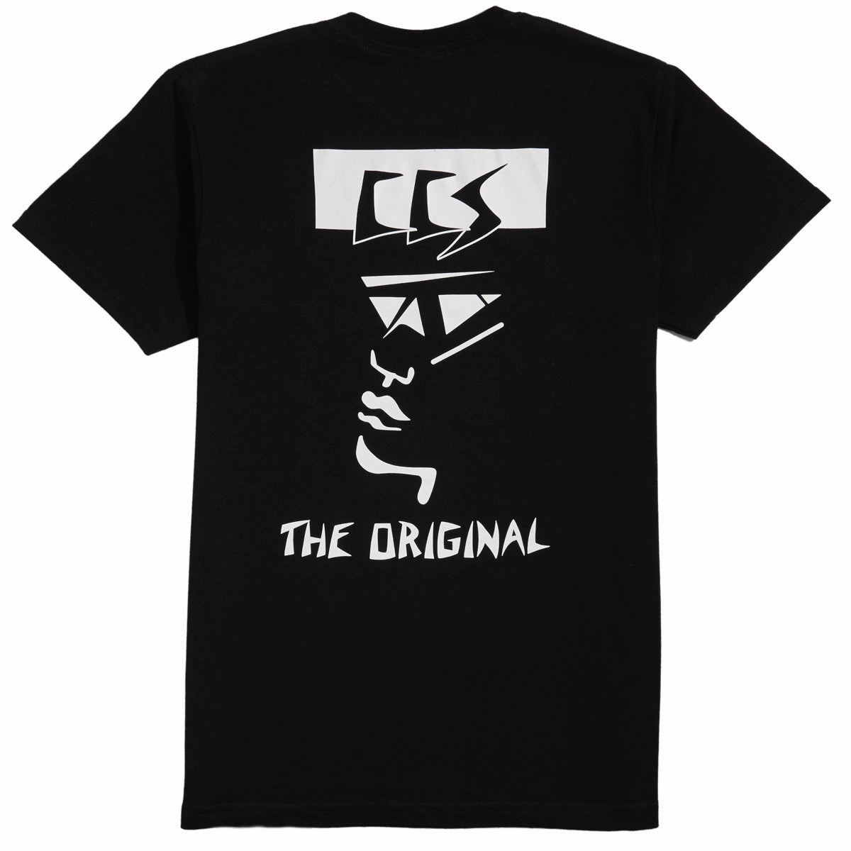 CCS OG Face T-Shirt - Black/Glow White Versatile Style Trend Taped Neckline