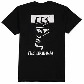 CCS OG Face T-Shirt - Black/Glow White Quick Dry Fabric
