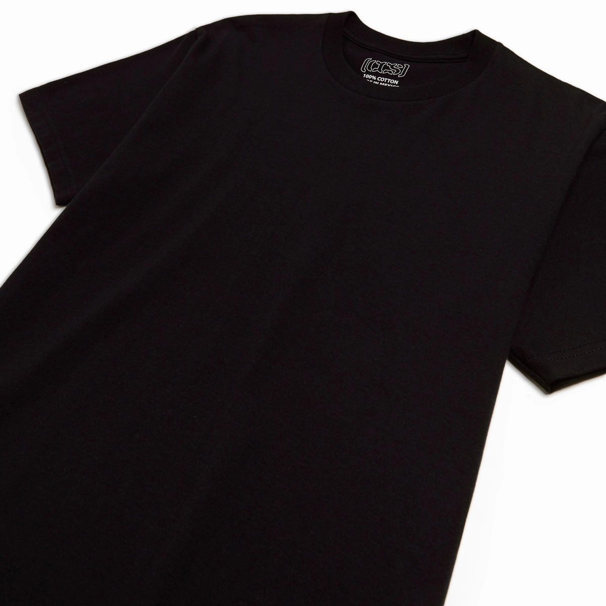 CCS OG Heavyweight T-Shirt - Black Subtle Logo Placement Minimalist Aesthetic