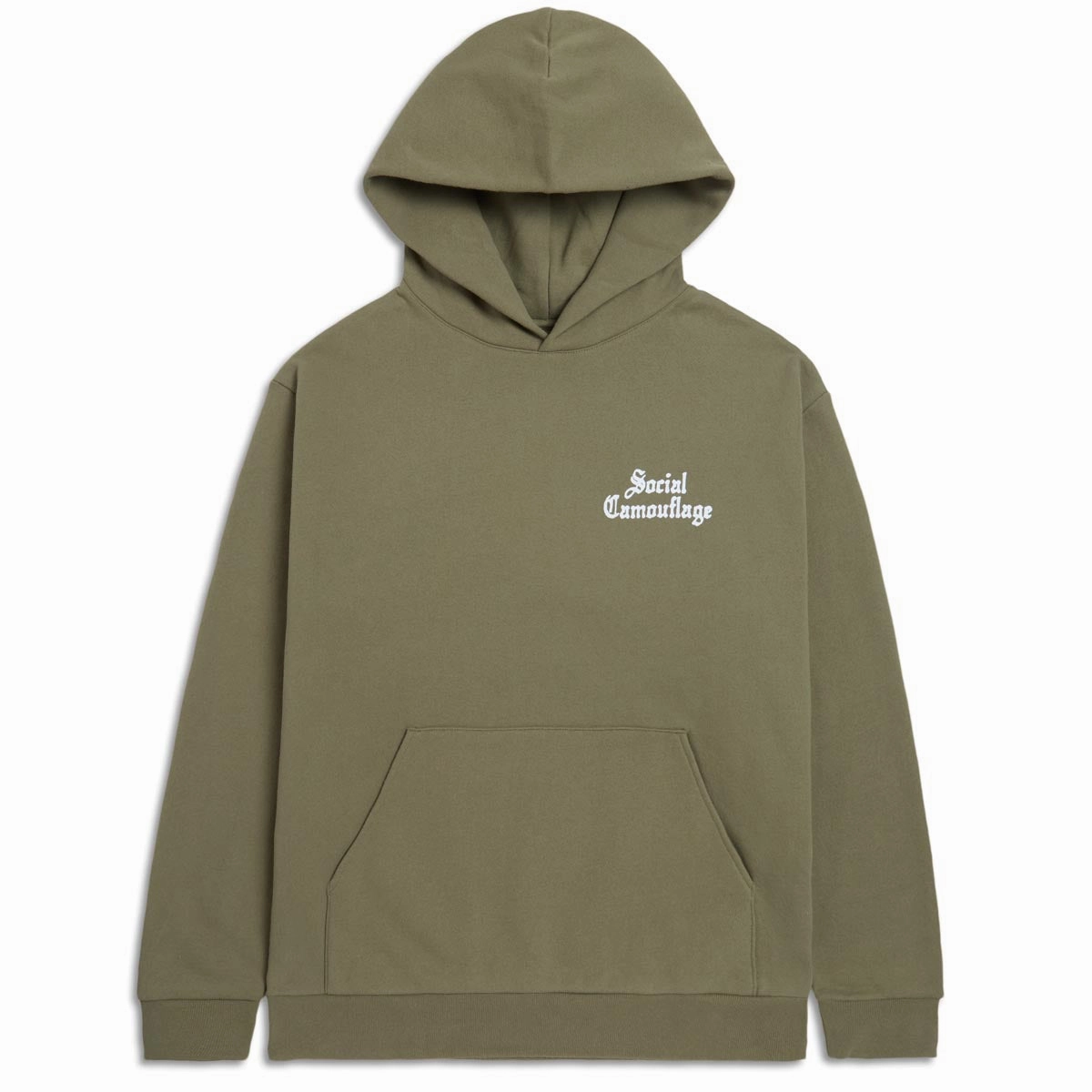 CCS Social Camouflage Bar Hoodie - Olive Layering Piece