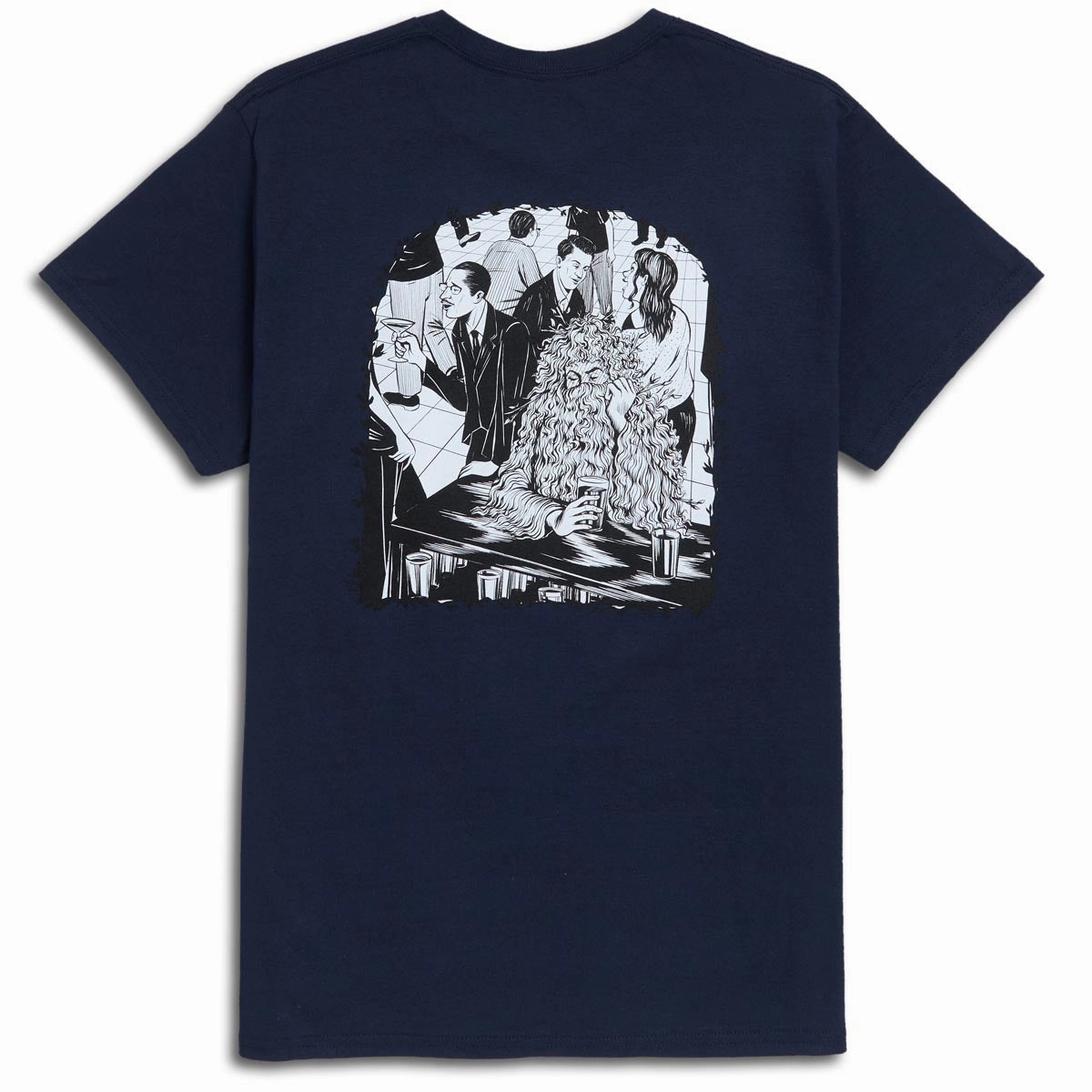 CCS Social Camouflage Bar T-Shirt - Navy Sublimation Resistant Fabric Timeless Design