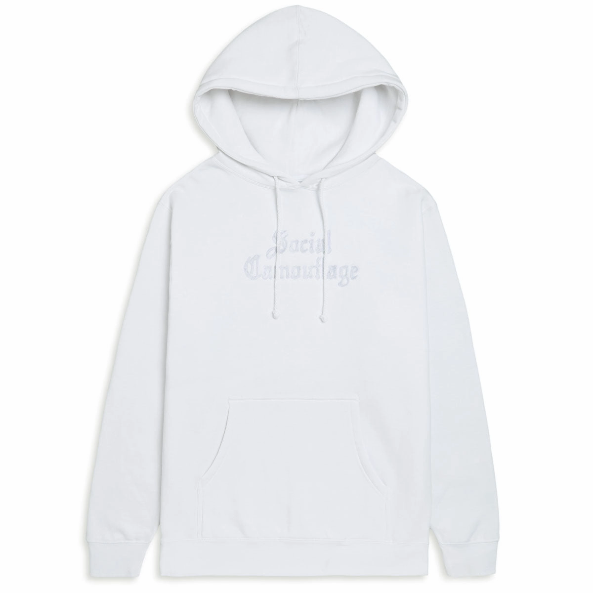 Yak like CCS Social Camouflage Embroidered Hoodie - White