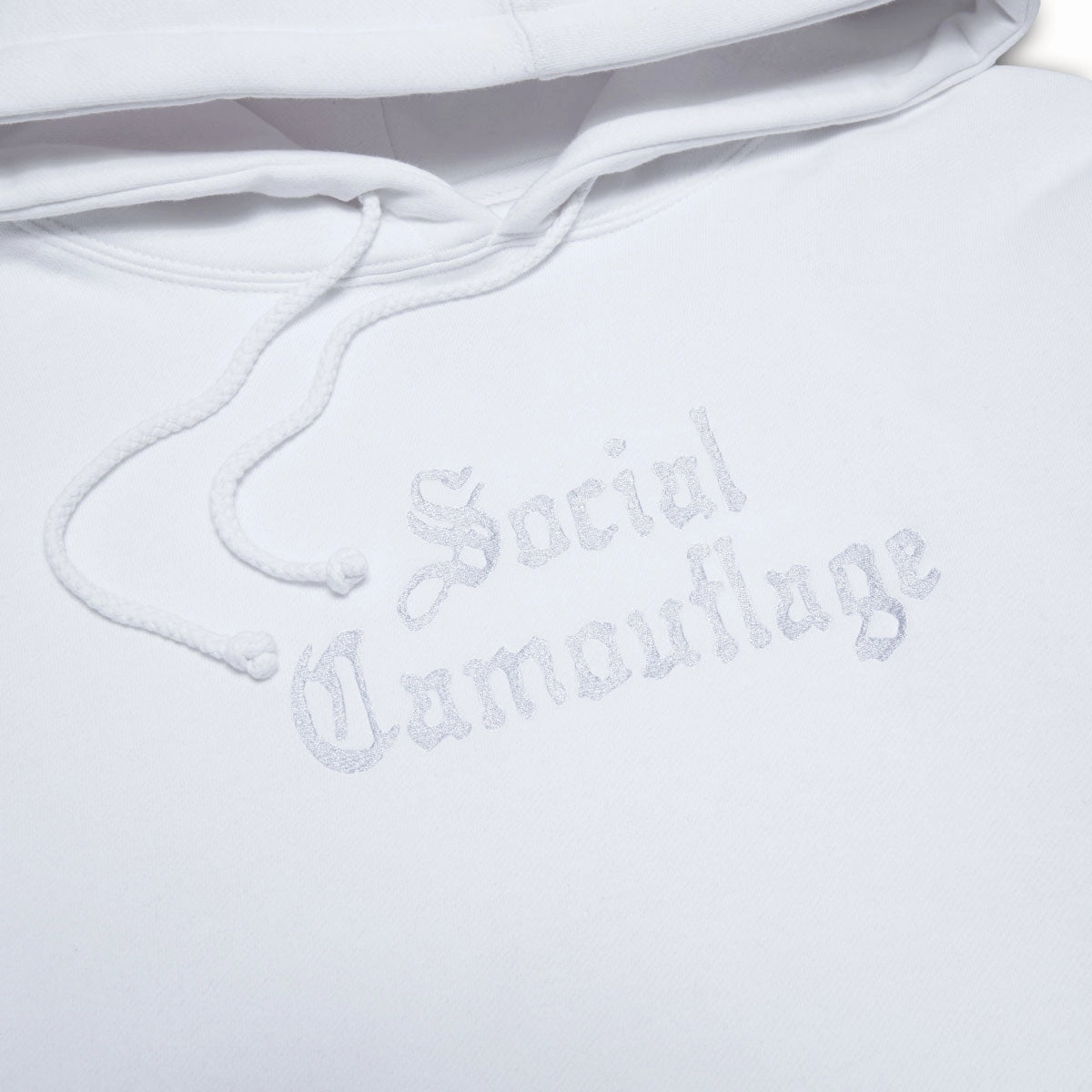 CCS Social Camouflage Embroidered Hoodie - White American style Everyday Comfort