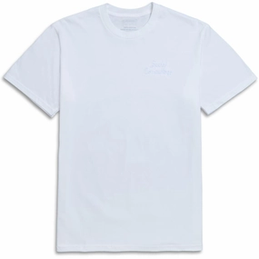 CCS Social Camouflage Embroidered T-Shirt - White Comfy Top Boat Neck